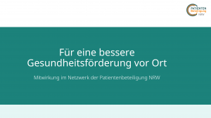 Input beim VdK NRW, © Projektstelle Patientenbeteiligung NRW 2026