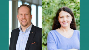 Marco Schmitz (CDU) und Meral Thoms (GRÜNE, Foto: Anna Muysers)